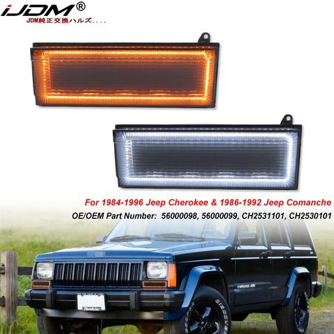 Switchback DRL Assembly For Jeep Cherokee 1984-1996 Car Interior Accessory iJDM