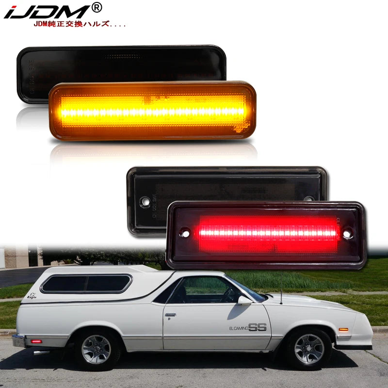 LED Side Marker Lights for Chevy El Camino 78-87 LED Ambient Light iJDM