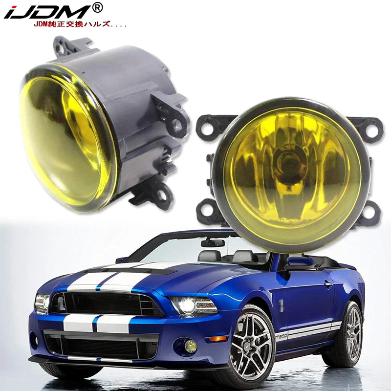 Selective Yellow Fog Lights for Acura Honda Ford Car Interior Accessory iJDM