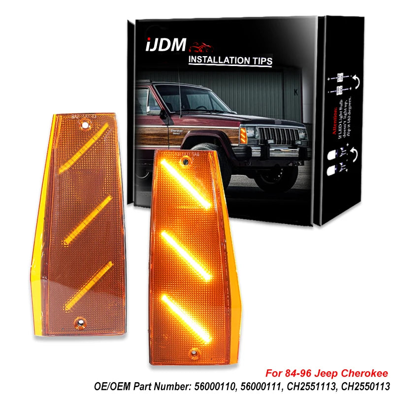 Front Corner Parking Light for Jeep Cherokee XJ LED Ambient Light iJDM