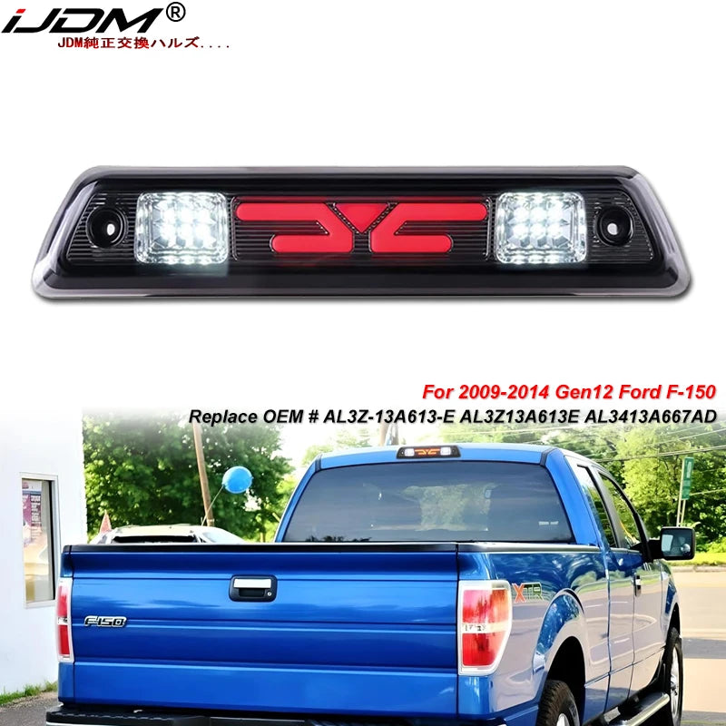 C-Wing LED Third Brake Light for Ford F-150 2009-2014 Car Interior Accessory iJDM