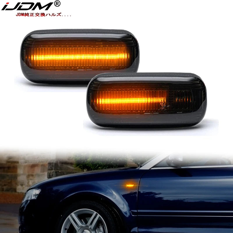 Dynamic Sequential Turn Signal Lights for Audi A4 A6 Car Interior Accessory iJDM