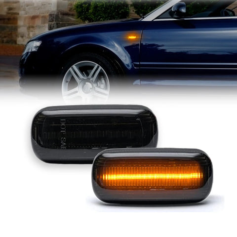 LED Ambient Light Amber Yellow Side Marker for Audi (2002‑2011) LED Ambient Light iJDM Smoke Lens
