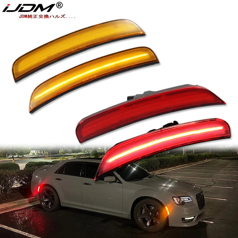 LED Side Marker Lights for Chrysler 300 2015-2021 Car Interior Accessory iJDM