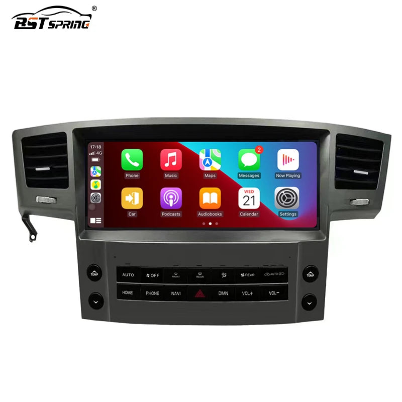 Android Head Unit GPS CarPlay for Lexus LX570 2008-2015 Android Head Unit BOSSTAR 12.3" 32 g 4 g