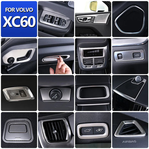 Interior Bright Strip Trim for Volvo XC60 2018-2021 Car Interior Accessory LINGLUYANG