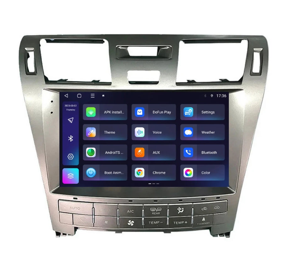 9Inch GPS Android Head Unit for Lexus LS460 2001-2005 Android Head Unit Bosstar 9" 32 g 2 g