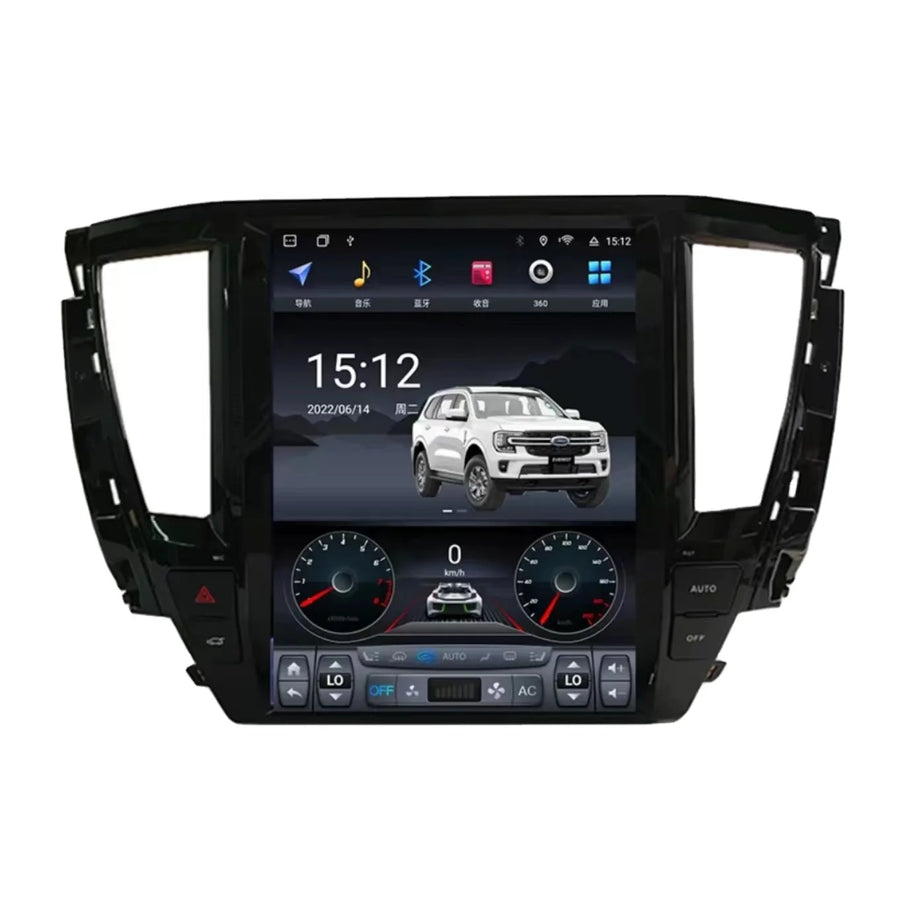 Android Head Unit 12.1" Vertical Screen for Mitsubishi Pajero Android Head Unit Bosstar 12.1inch Auto A/C ts18 4+64GB
