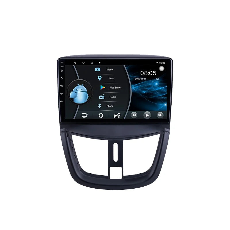 Android Head Unit GPS Stereo for Peugeot 207 2006-2010 Android Head Unit Bosstar 9" (4Core )2+32GB Android