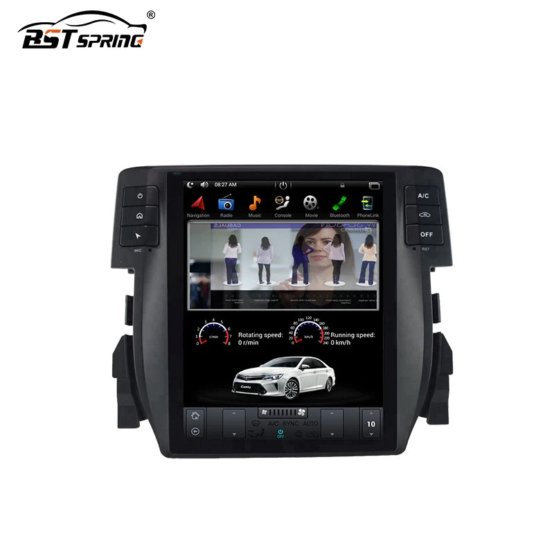 Android Radio 10.4" for Honda Civic 2016 Android Head Unit Bosstar 9.7" 128G 4 g