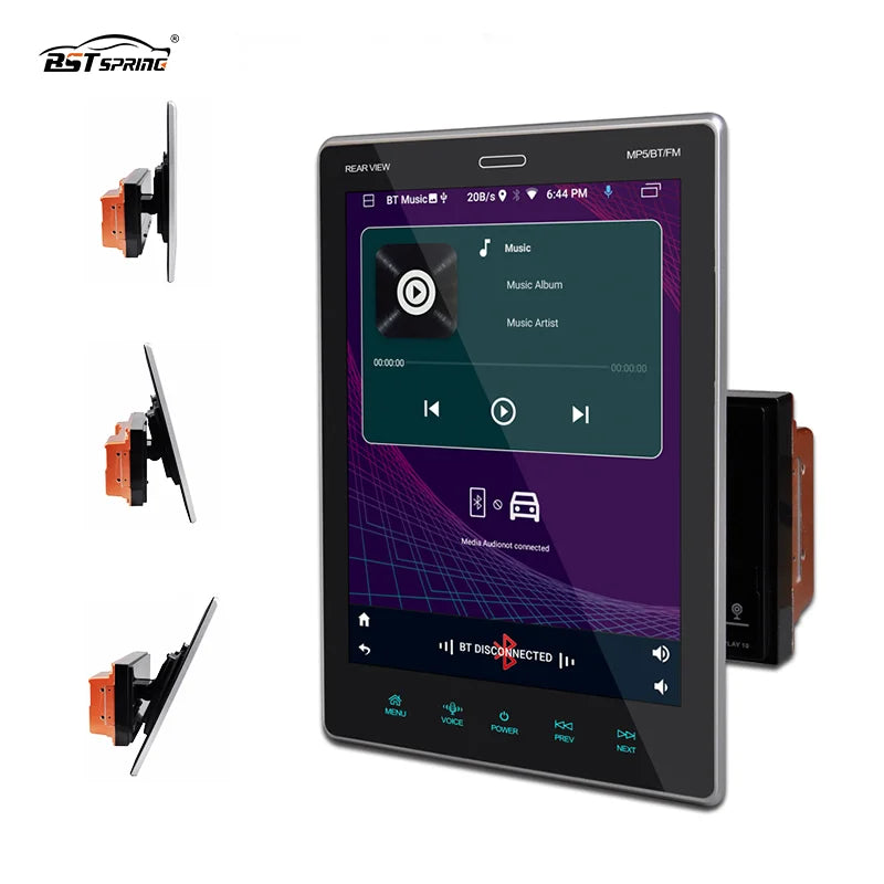 9.5" Universal Vertical Android Stereo GPS WiFi Multimedia Android Head Unit Bosstar 9.5" 16g 1g