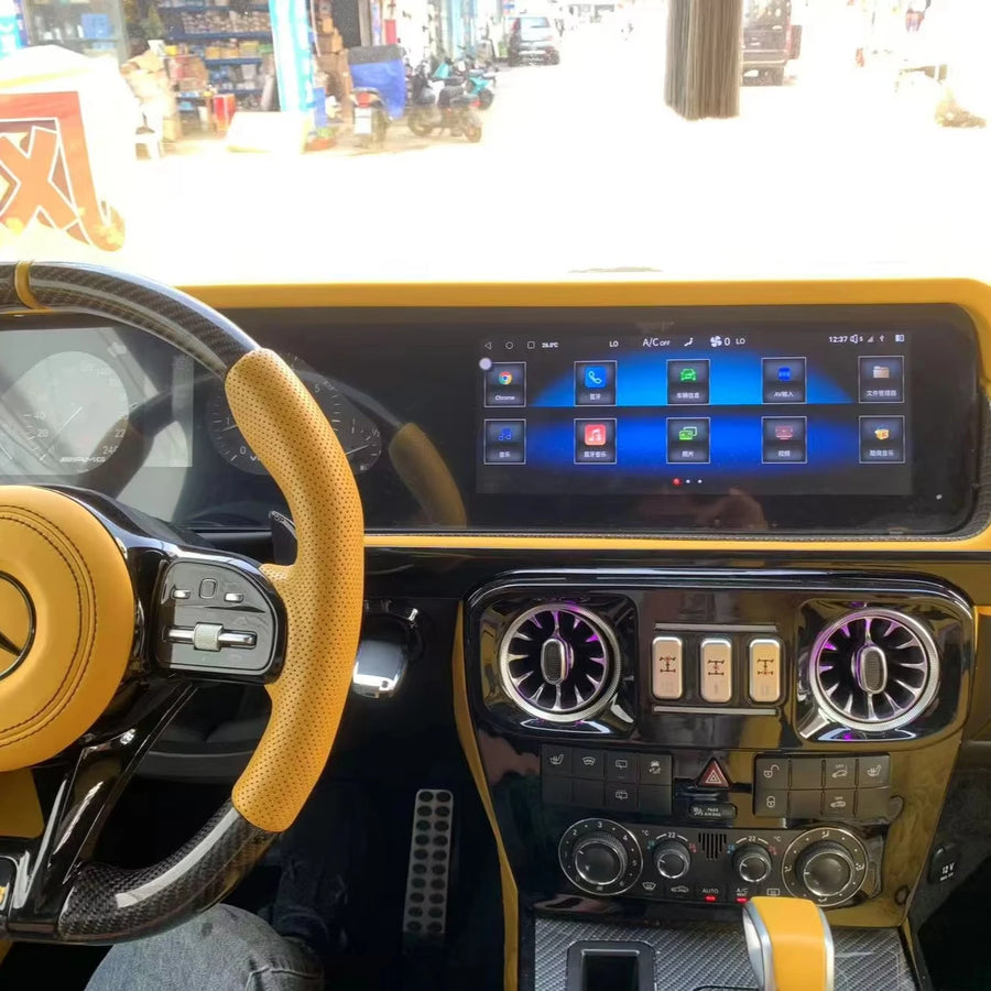 12.3-Inch Android 12 Screen for Benz G Class NTG4.5 Android Head Unit OEM for Benz G Class NTG 4.5 12.3''+ speedometer 4+64GB