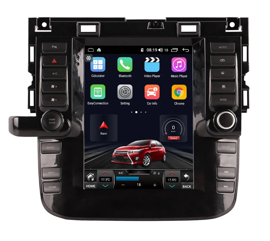 Vertical Screen Android Stereo for Jaguar XF 2016 Android Head Unit Bosstar 9.7" 128G 6g