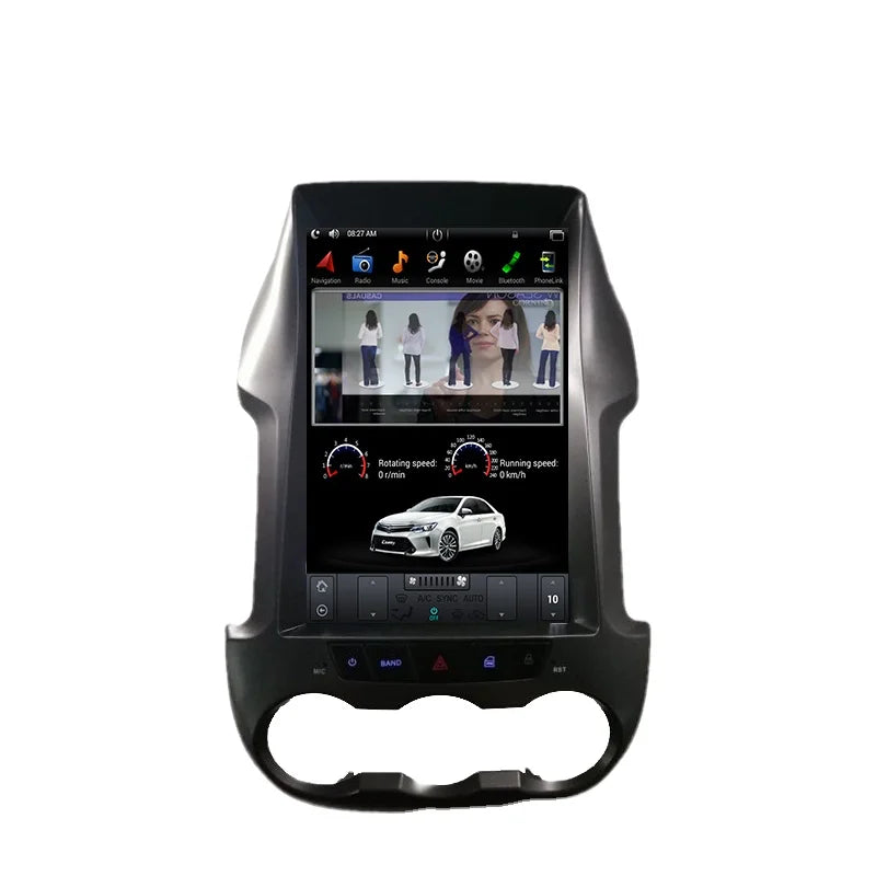 Tesla Style Android Radio for Ford Ranger 2012-2019 Android Head Unit Bosstar vertical screen PX6 4+32GB android system