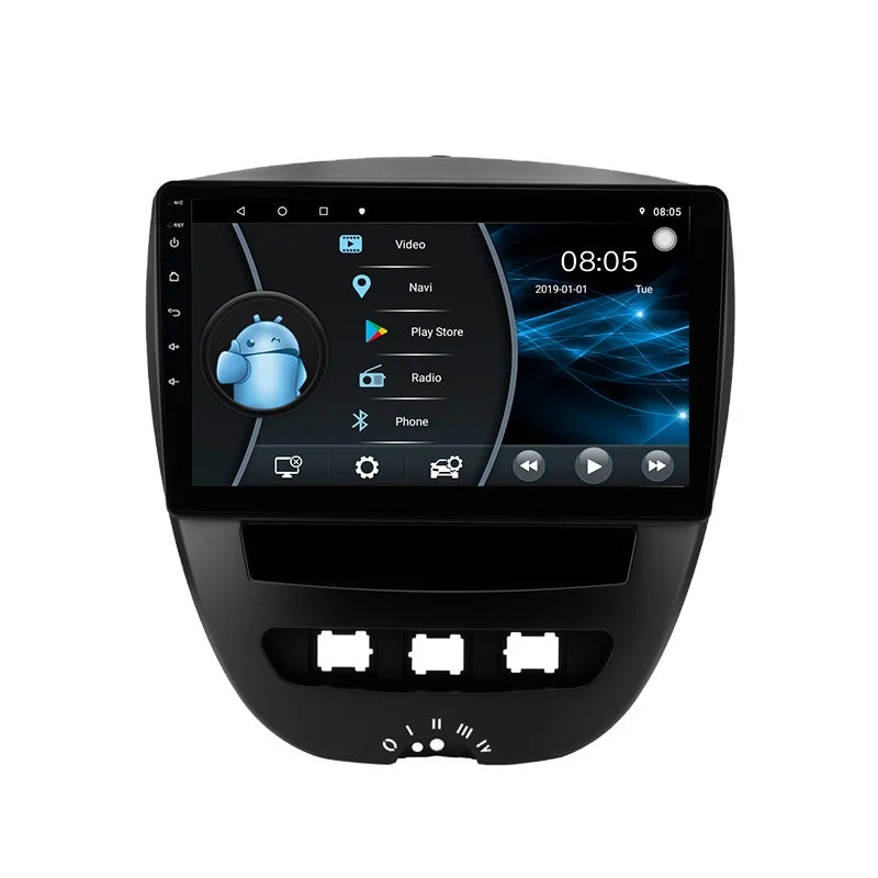 Android Car DVD GPS Radio for Peugeot 107 Toyota Aygo 2005-2014 Android Head Unit Bosstar 9" 32 g 2 g
