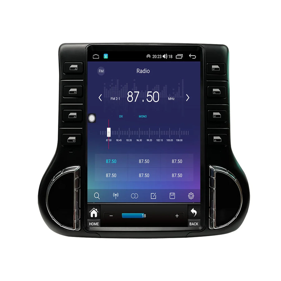12.1" Android Head Unit GPS for Jeep Wrangler 2011-2017 Android Head Unit BOSSTAR 12.3" 8core 8581 2+32GB
