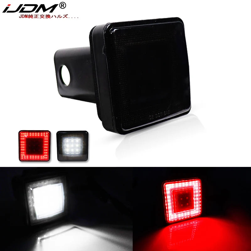 LED Trailer Hitch Cover Brake Light for Truck SUV Car Interior Accessory iJDM