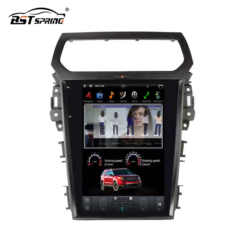 Android Vertical Screen Radio for Ford Explorer 2013-2019 Android Head Unit Bosstar 9" 2 g 32 G
