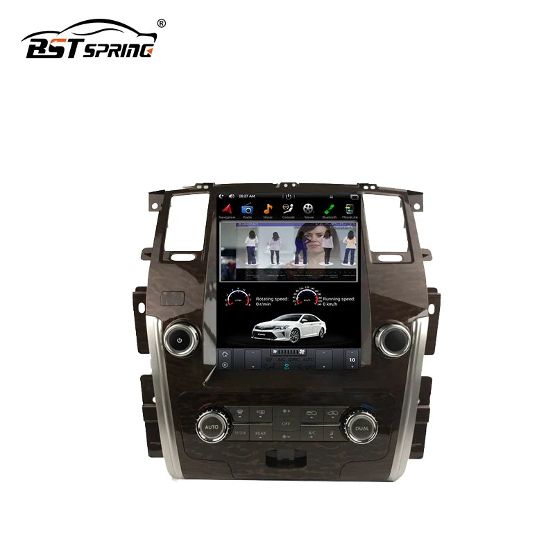 12.1" Vertical Android GPS for Nissan Patrol 2013-2018 Android Head Unit Bosstar 12.1" 128G 4 g