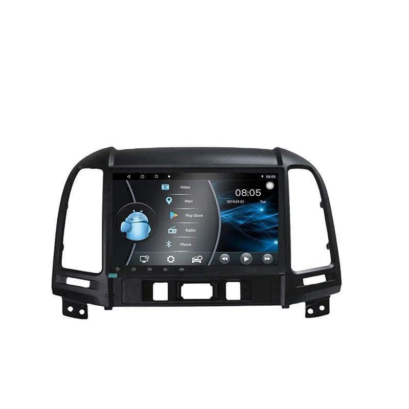 Android Head Unit GPS WiFi for Hyundai SantaFe 2006-2012 Android Head Unit Bosstar 9" 32 g 2 g