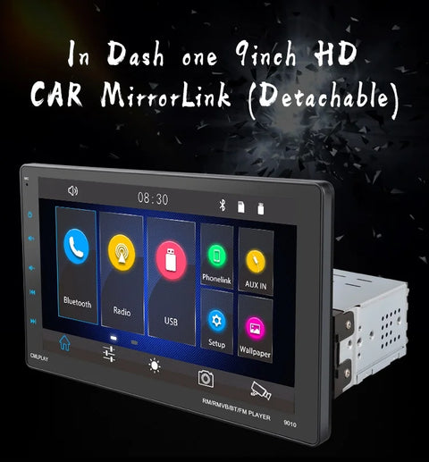 Universal 9" 1DIN Android Stereo with Steering Wheel Control Android Head Unit Bosstar