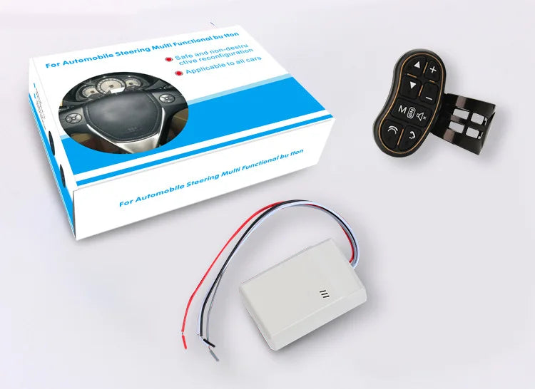 Universal Wireless Steering Wheel Controller Remote Car Interior Accessory Bosstar