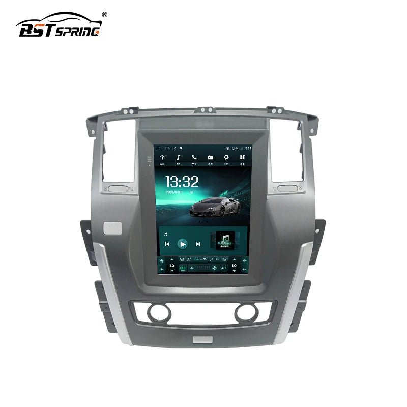 Vertical Screen Android GPS for Nissan Patrol 2015-2017 Android Head Unit Bosstar 9.7" 64 g 4 g
