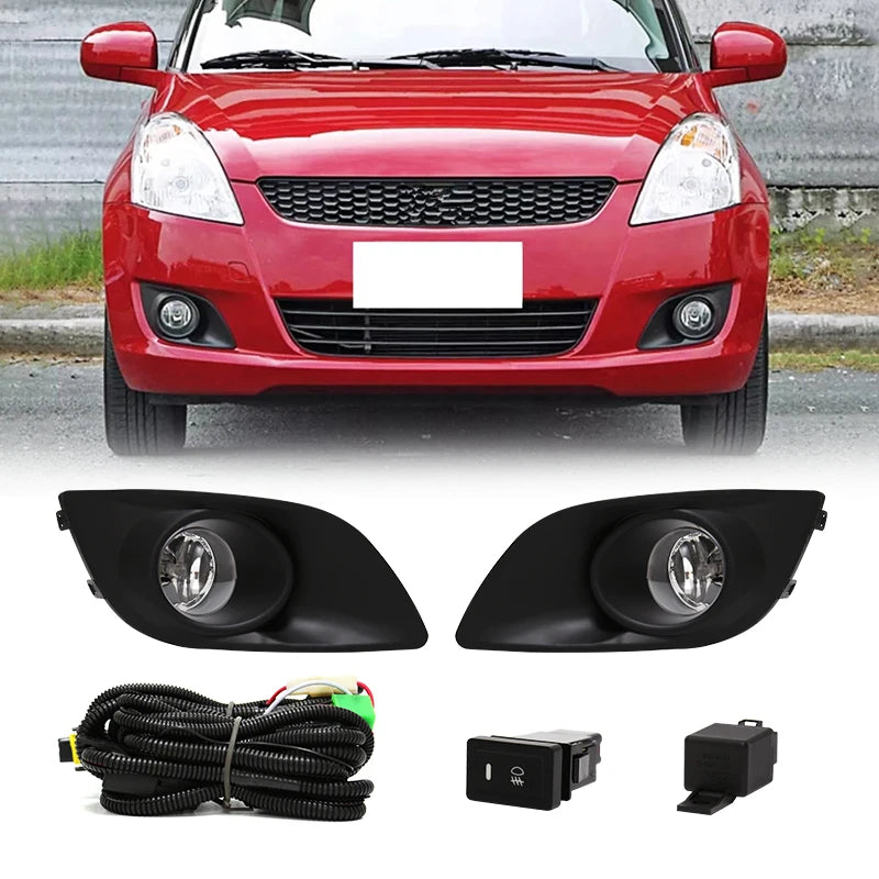 Suzuki Swift 2011-2017 Fog Lights Kit Harness Switch LED Ambient Light MAGIC COLORM