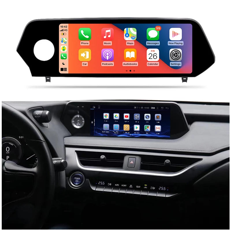 10.25" Android Head Unit GPS for Lexus UX 2019+ Android Head Unit Bosstar 12.5" 32 g 4 g