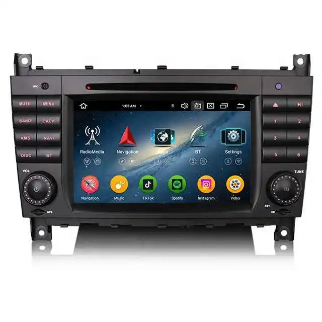 Android Head Unit CarPlay for Mercedes Benz W203 2001-2007 Android Head Unit Bosstar 7'' 4 G 32 G