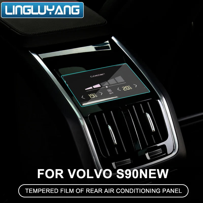 Tempered Film Interior Sticker for Volvo XC60 XC90 Car Interior Accessory LINGLUYANG