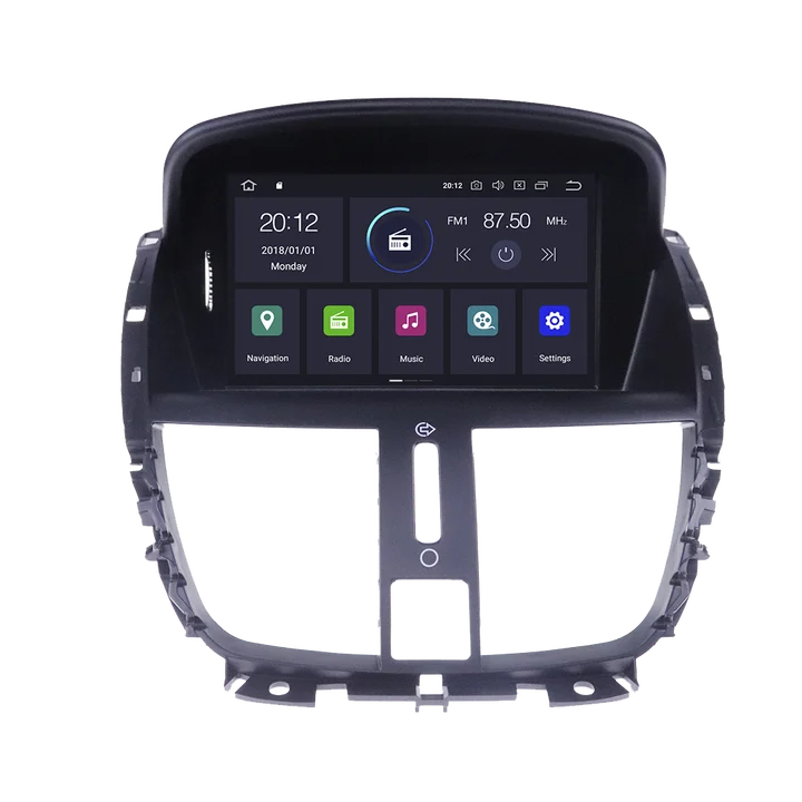 7" Android Auto GPS Radio for PEUGEOT 207 Android Head Unit Bosstar 7'' 8 g 32 G