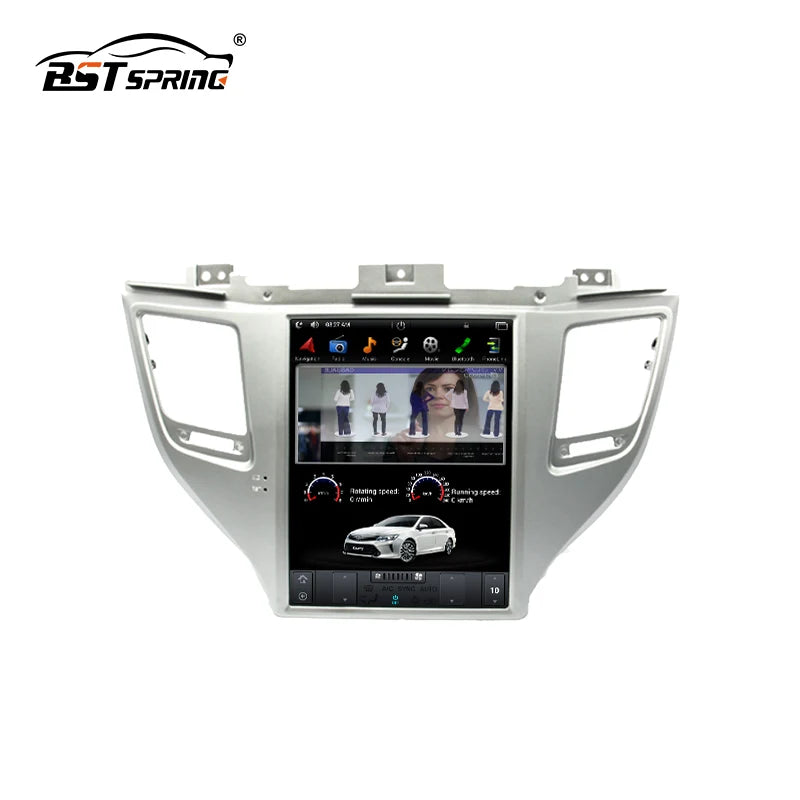10.4in Vertical Android Screen for Hyundai Tucson 2015 Android Head Unit Bosstar 9.7" 128G 4 g