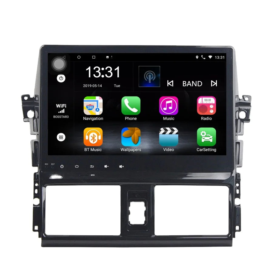 Android 13 Multimedia Stereo for Toyota Yaris 2014-2016 Android Head Unit BOSSTAR 10'' 32 g 2 g