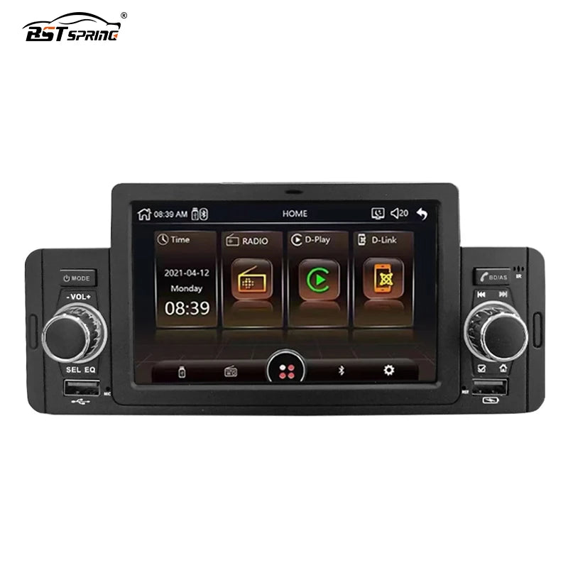 1 Din Android Car Stereo 5 Inch IPS Screen Universal Android Head Unit Bosstar 5" 1g 6g