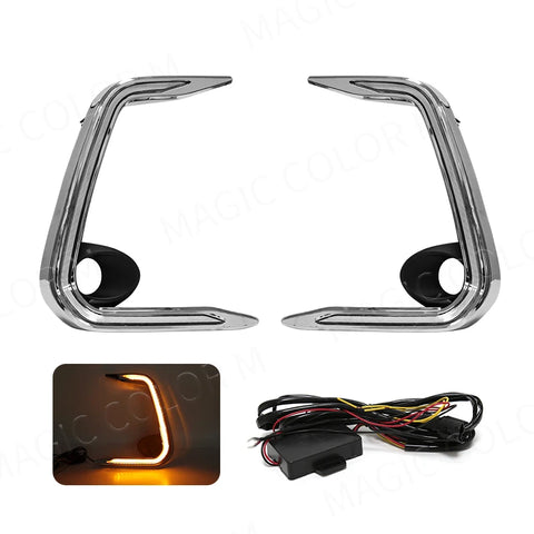 Chrome LED DRL and Fog Light for Toyota Corolla 2019-21 LED Ambient Light MAGIC COLORM