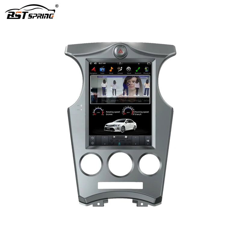 10.4" Vertical Android Head Unit GPS for Kia Carens 2006-2013 Android Head Unit Bosstar 10.4" 128G 4 g