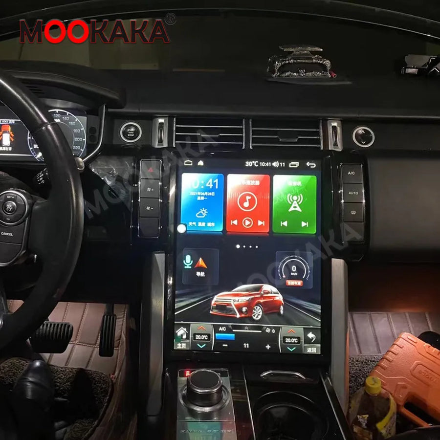 15.4-inch Android 13 Head Unit for Land Rover Range Rover Android Head Unit Aotsr 256GB DSP Carplay Eight Core