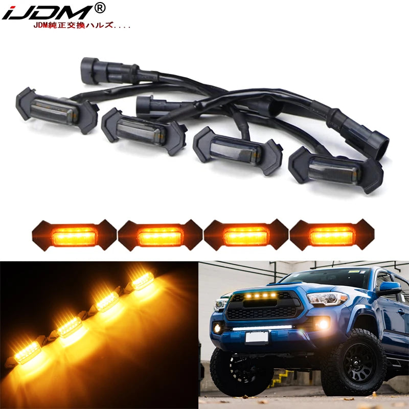 LED Raptor Grille Lights for Toyota Tacoma 2016+ LED Ambient Light iJDM