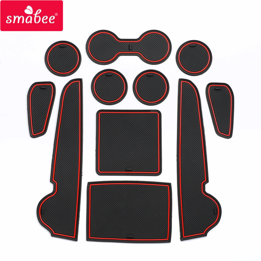 Gate Slot Cup Mat for Toyota Corolla Cross SUV 2021 2022 Anti-slip Pad Accessories Non-slip Mats Car Sticker Tidying Car Floo