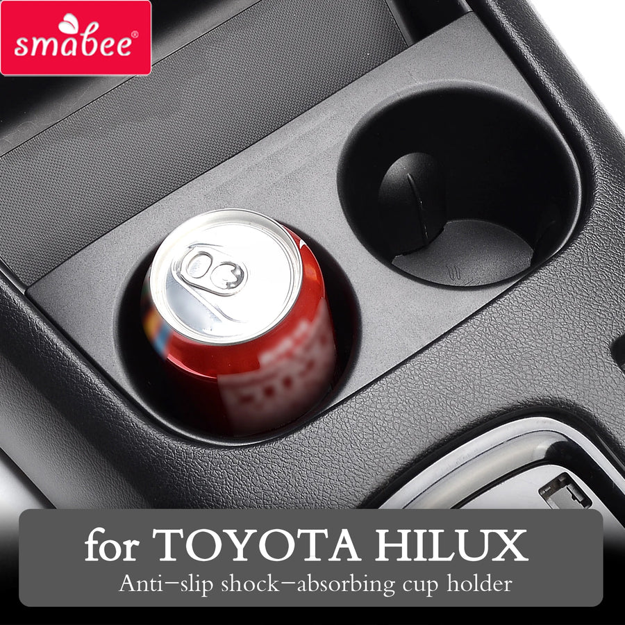 Water Cup Holder Storage Box for Toyota Hilux 2015 - 2022 Car Interior Accessory OEM