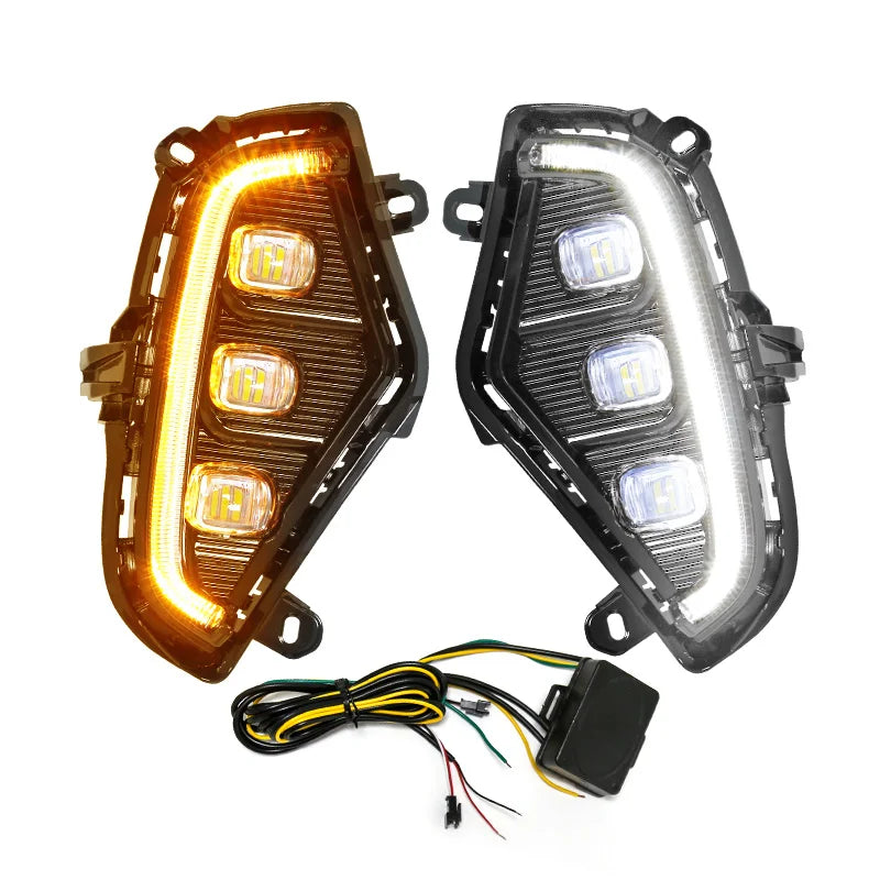 DRL LED Fog Lights for Toyota RAV4 2019-2021 Set Car Interior Accessory MAGIC COLORM