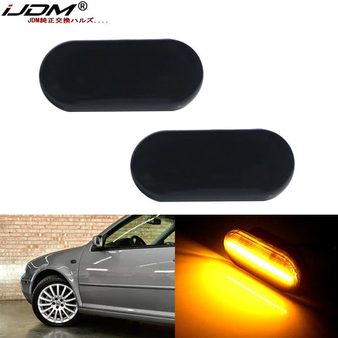 Amber LED Side Marker Light for VW Golf MK4 Jetta LED Ambient Light iJDM