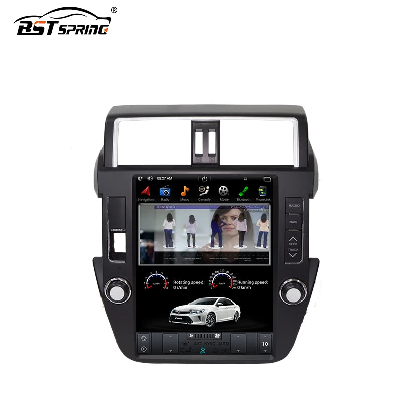 12.1 Inch Android GPS Head Unit for Toyota Prado 150 Android Head Unit Bosstar 12" 64 g 4 g
