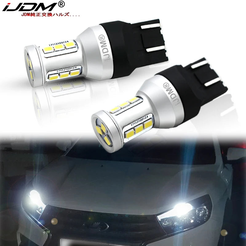 Error Free LED Bulbs for LADA Kalina Vesta Car Interior Accessory iJDM