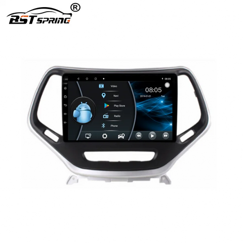 Android 10 Car Stereo GPS WiFi for Jeep Cherokee 2014-2018 Android Head Unit Bosstar 9" 32 g 4 g