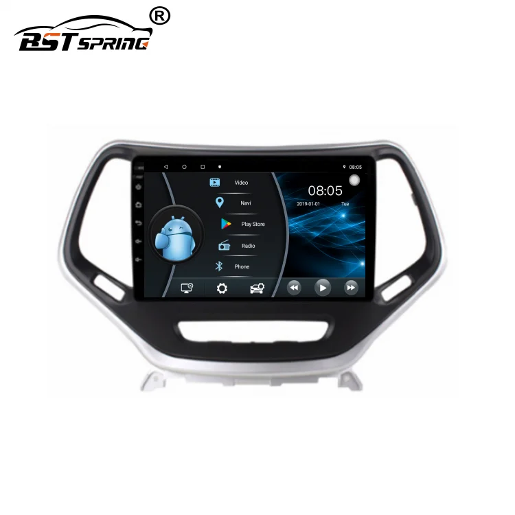 Android 10 Car Stereo GPS WiFi for Jeep Cherokee 2014-2018 Android Head Unit Bosstar 9" 32 g 4 g