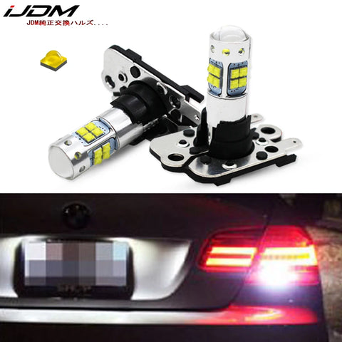PW16W LED Reverse Backup Bulbs for BMW E92 Audi A7 Car Interior Accessory iJDM WHITE
