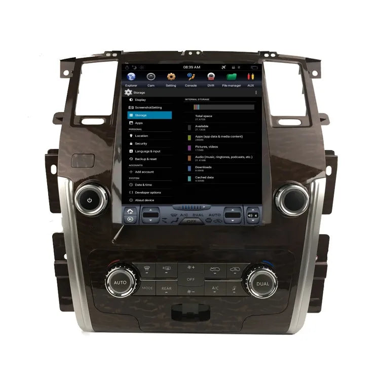 13.6" Tesla Style Vertical Screen for Nissan Patrol Android Head Unit Bosstar 13.6" 64 g 4 g