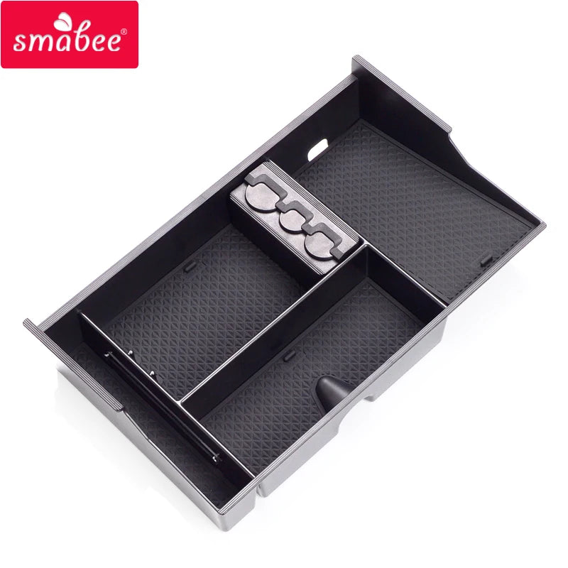 Sunglasses Coin storage Center Console Organizer Tray Armrest Tidying Box for Toyota Tundra Sequoia Car Interior Accessory sm